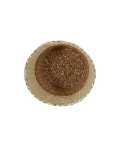 Shop Household Essentials Natural Waste Basket In Cream