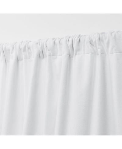 Shop Lauren Ralph Lauren Velvety Room Darkening Back Tab Rod Pocket Curtain Panel, 52" X 63" In White