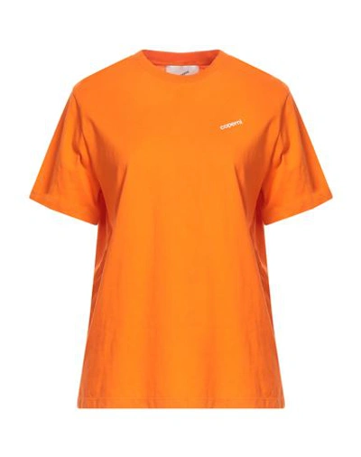 Coperni Logo Printed Crewneck T In Orange