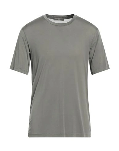 Shop Daniele Fiesoli Man T-shirt Grey Size M Cupro, Elastane