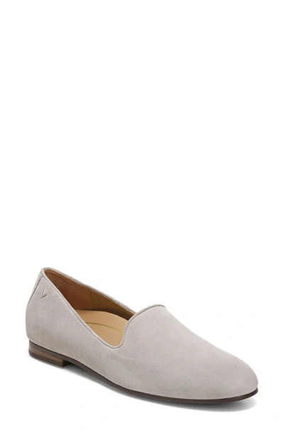 Shop Vionic Willa Ii Loafer In Dark Taupe Suede