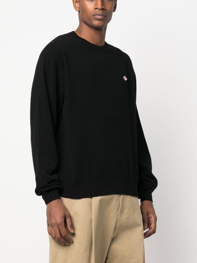 Shop Danton P.o. Sweater Men Black In Wool