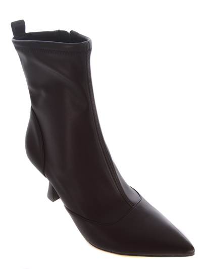 Michael Kors Clara Burgundy Heeled Ankle Boot