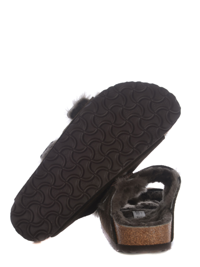 Shop Birkenstock Slippers  "arizona Teddy"