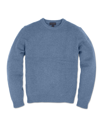 Shop Scott Barber Men's Cashmere/cotton Crew Sweaters In Dusk