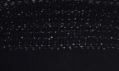 Shop Estelle Abbey Metallic Tweed Sleeveless Top In Black/ Silver