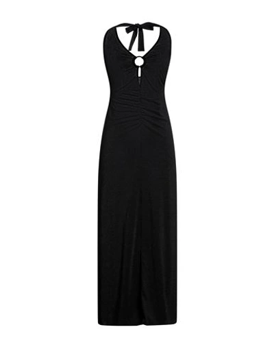 Shop 4giveness Woman Maxi Dress Black Size S Polyamide, Metallic Fiber, Elastane