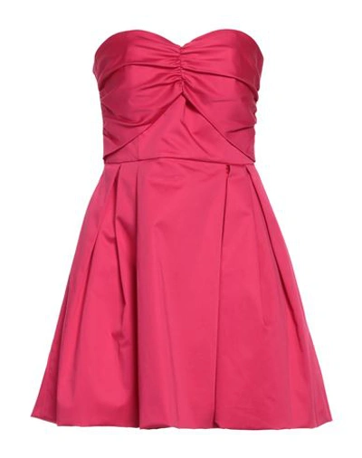 Shop Jijil Woman Mini Dress Fuchsia Size 8 Coal, Ecoya In Pink