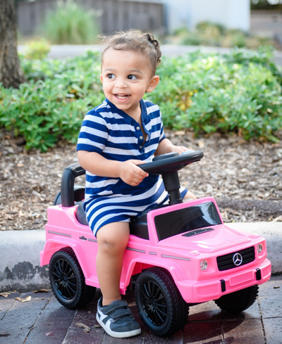 Best Ride On Cars Mercedes G-wagon Push Car In Pink