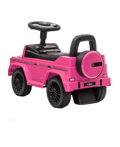 Best Ride On Cars Mercedes G-wagon Push Car In Pink