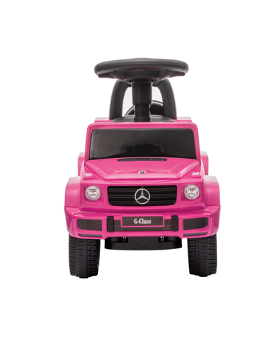 Best Ride On Cars Mercedes G-wagon Push Car In Pink