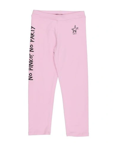 Shop Pinko Up Toddler Girl Leggings Pink Size 7 Cotton, Elastane