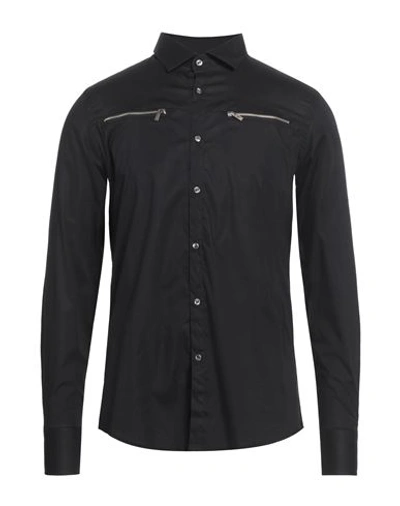Shop Primo Emporio Man Shirt Black Size M Cotton, Elastane