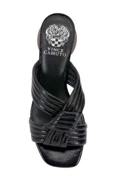 Shop Vince Camuto Lomala Strappy Sandal In Jet Black