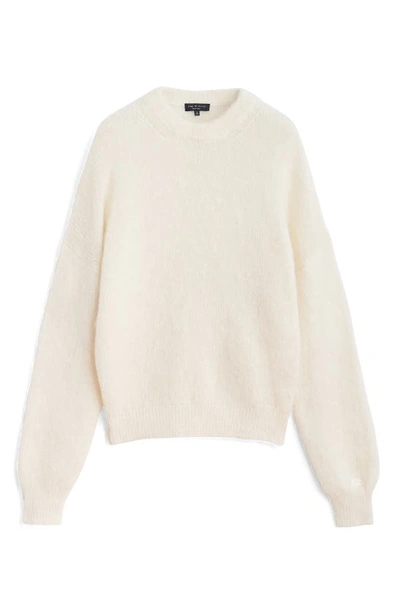 Shop Rag & Bone Lani Wool & Mohair Blend Sweater In Ivory