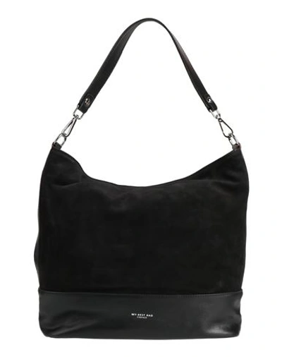 Shop My-best Bags Woman Handbag Black Size - Leather
