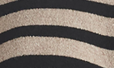 Shop Rag & Bone Bridget Stripe Crewneck Wool Blend Sweater In Oatmeal Multi