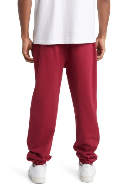 Shop Billionaire Boys Club Infinite Cotton Blend Sweatpants In Rumba Red