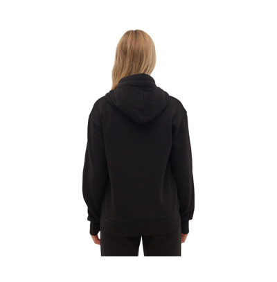 Shop Bench Dna Women's Tealy Outline Logo Hoodie In Black