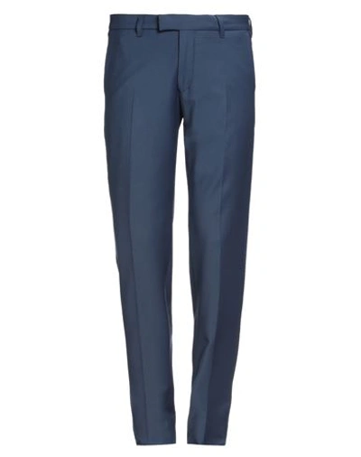 Shop Drykorn Man Pants Navy Blue Size 30 Polyester, Wool, Elastane