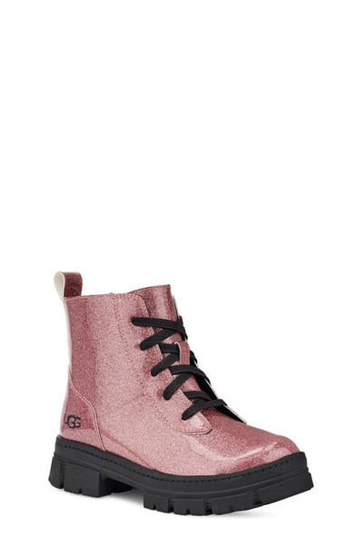 Shop Ugg (r) Kids' Ashton Glitter Boot In Glitter Pink