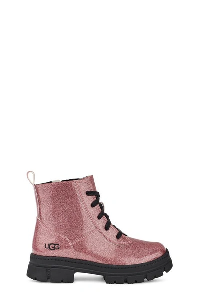 Shop Ugg Kids' Ashton Glitter Boot In Glitter Pink