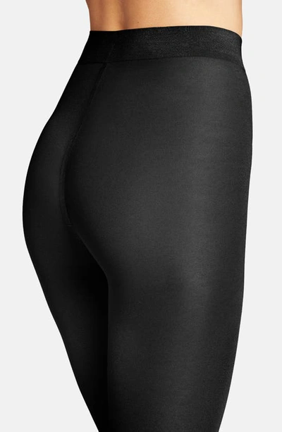 Shop Wolford Pure Shimmer Concealer Tights In Black