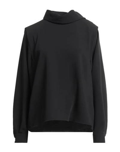 Nenette Woman Top Black Size 4 Polyester In Black