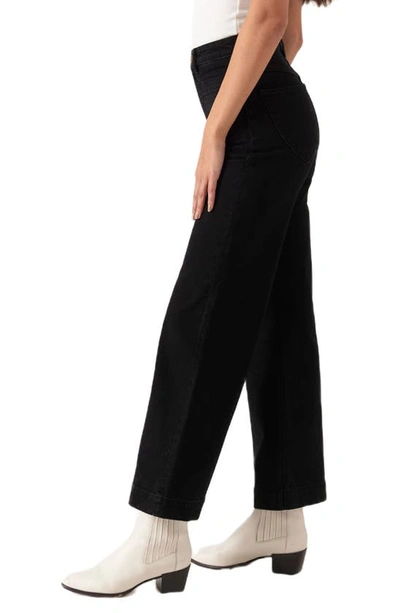 Shop Rolla's Sailor Jeans In Rinse Black
