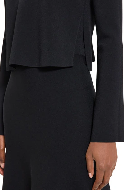 Shop Theory Layered Long Sleeve Dress In Black