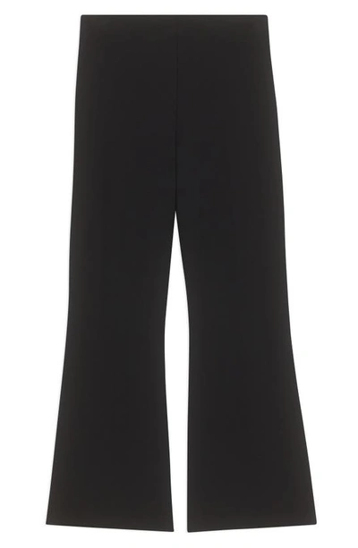 Shop Theory Tailored Flare Crop Pants In Black