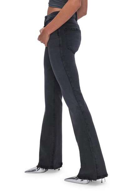 Shop Good American Good Classic Bootcut Jeans In Black321