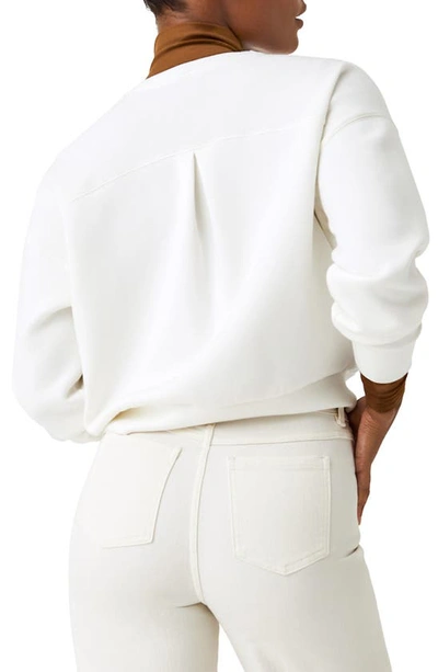 Spanx Airessentials Crewneck Sweatshirt In Powder