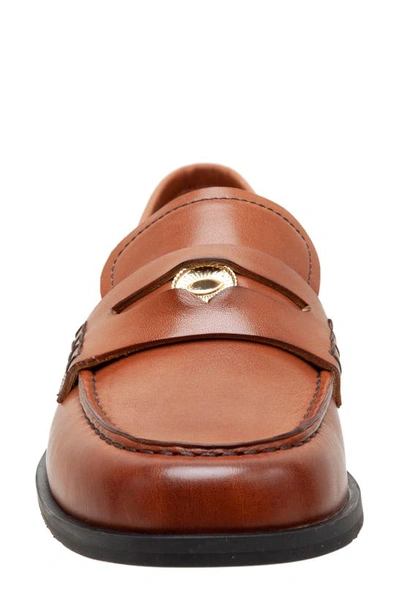 Shop Lisa Vicky Gambit Penny Loafer In Whiskey