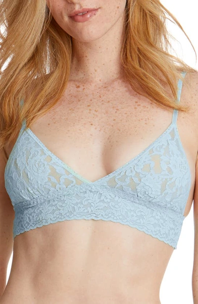 Shop Hanky Panky Signature Lace Padded Bralette In Partly Cloudy