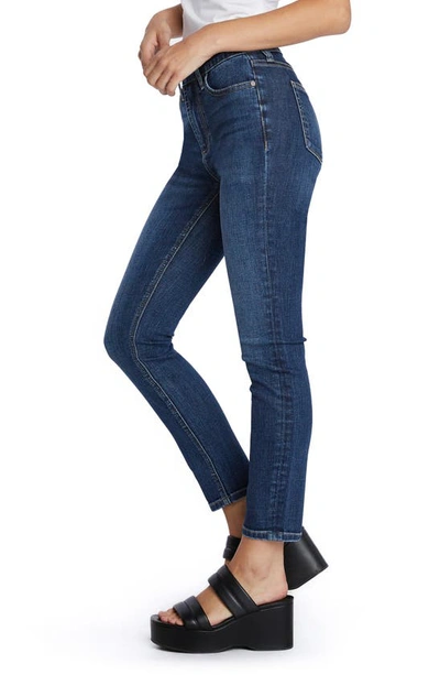 Shop Hint Of Blu Ankle Skinny Jeans In Venice Blue