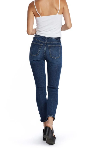 Shop Hint Of Blu Ankle Skinny Jeans In Venice Blue