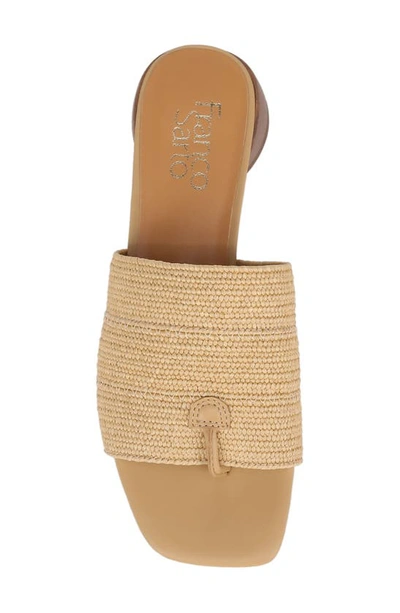 Franco Sarto Loran Slide Dress Sandals In Natural