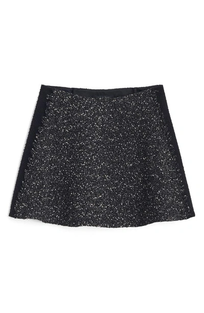 Shop Rag & Bone Elsie Tweed Wool Blend Miniskirt In Blackmult