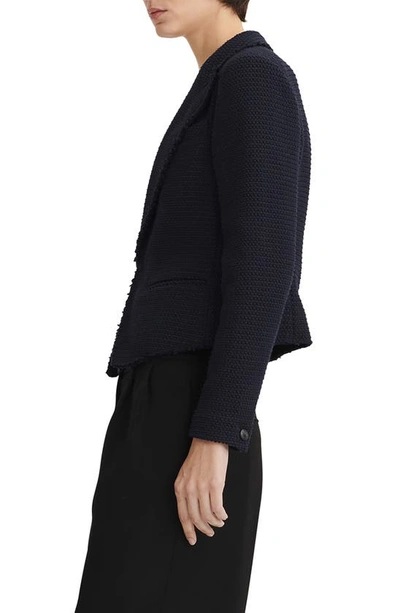 Shop Rag & Bone Elle Italian Tweed Blazer In Navy