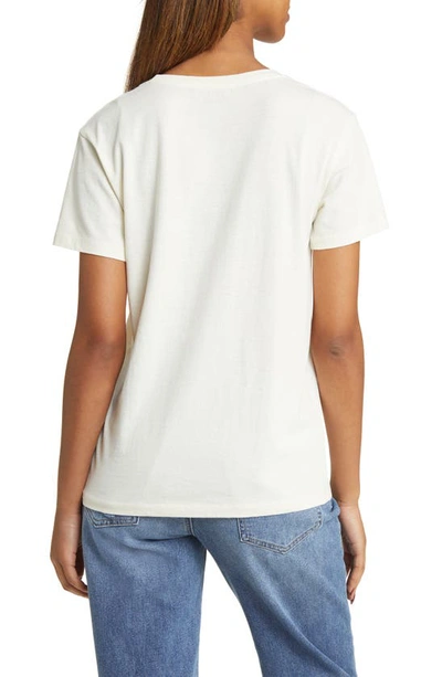 Shop Golden Hour X Shelby Cotton Graphic T-shirt In White