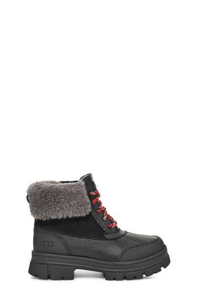 Shop Ugg Kids' Ashton Addie Waterproof Boot In Black