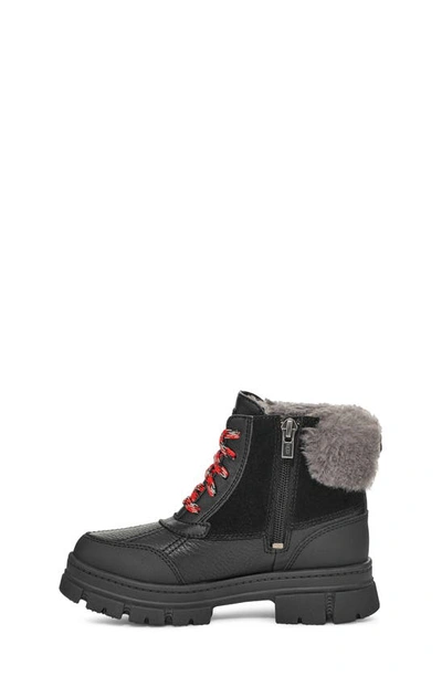 Ugg (r) Kids' Ashton Addie Waterproof Boot In Black