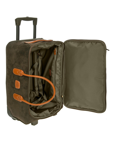Bric's Milano Life 21" Rolling Duffle In Olive