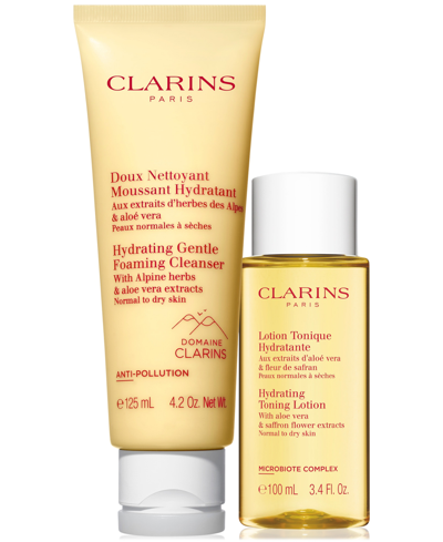 Shop Clarins 2-pc. Hydrating Cleansing Skincare Set In No Color