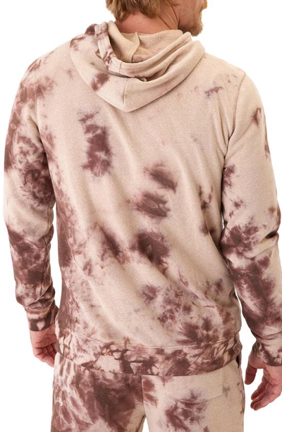 Shop Threads 4 Thought Rory Triblend Tie Dye Hoodie In Chai