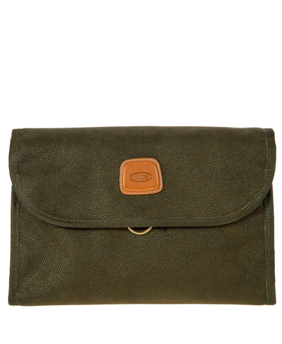 Bric's Milano Life Tri-fold Traveler In Olive