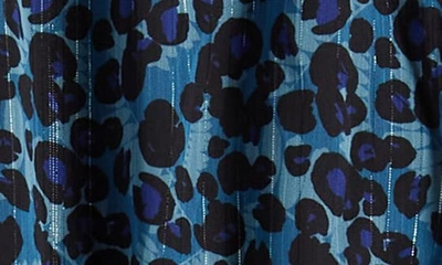 Shop Ava & Yelly Kids' Smocked Cap Sleeve Flounce Hem Dress In Black Multi