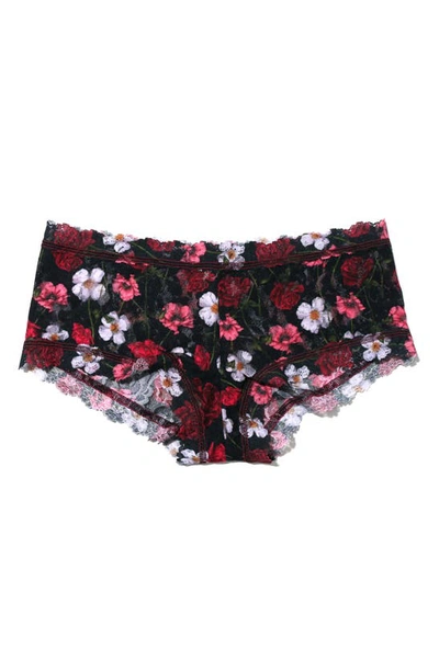 Hanky Panky Printed Signature Lace Boyshorts In Am I Dreaming Floral Print