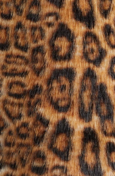 Shop Rabanne Leopard Print Faux Fur Coat In Leopard Brush